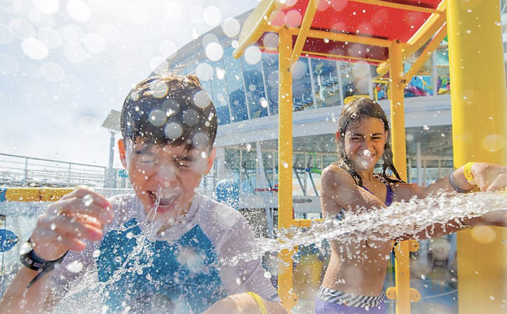 Splashaway Bay is one of the best cruise ship water parks for kids (Photo: Royal Caribbean Cruise Line)