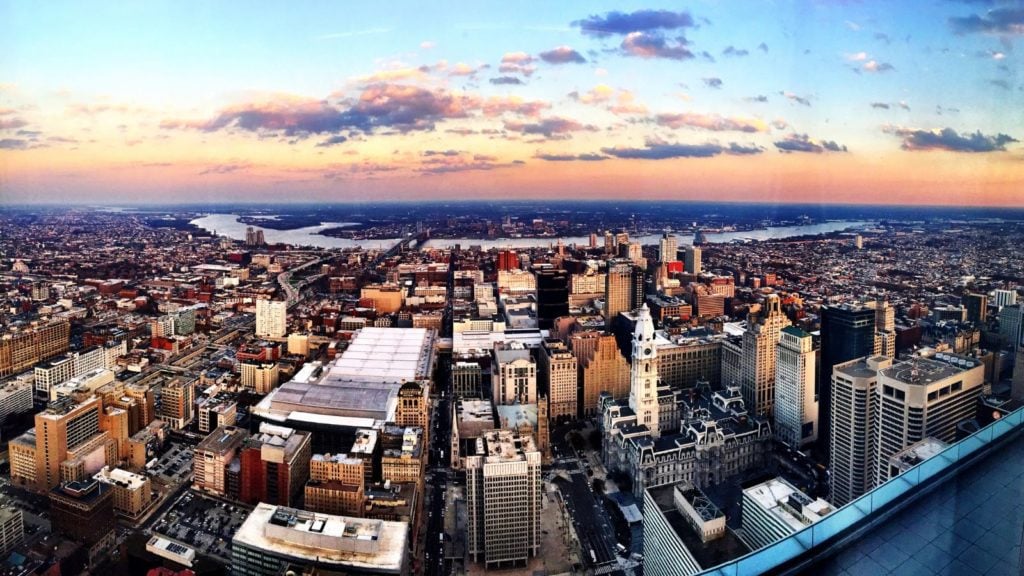 Philadelphia from above (Photo: @thomas.thompson via Twenty20)
