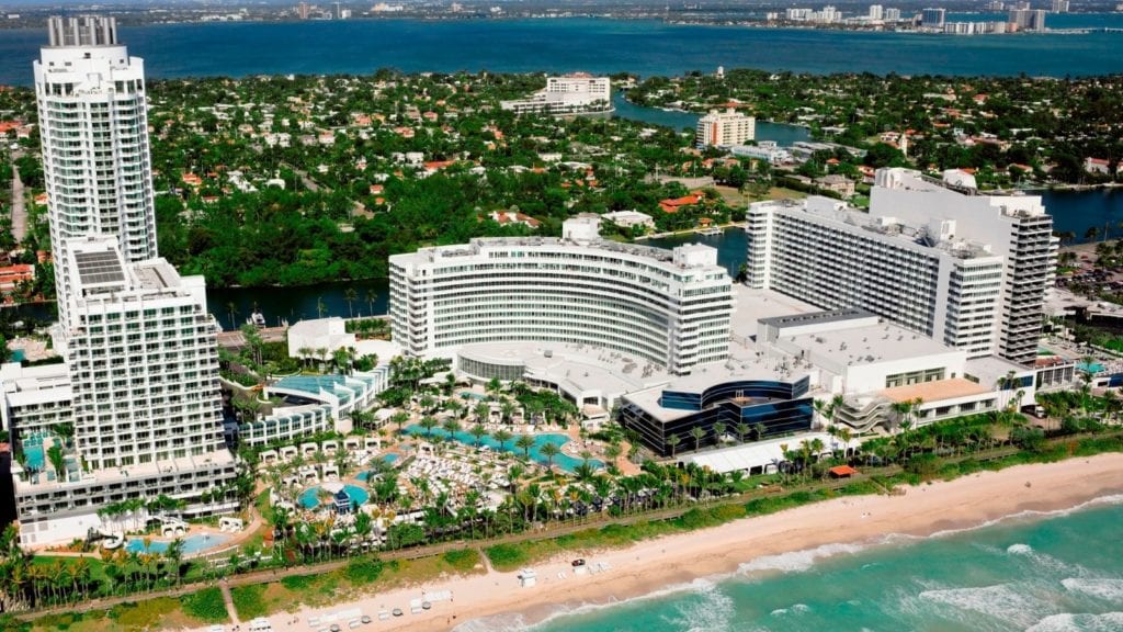 Aerial view of Fontainebleau Miami Beach (Photo: Fontainebleau)