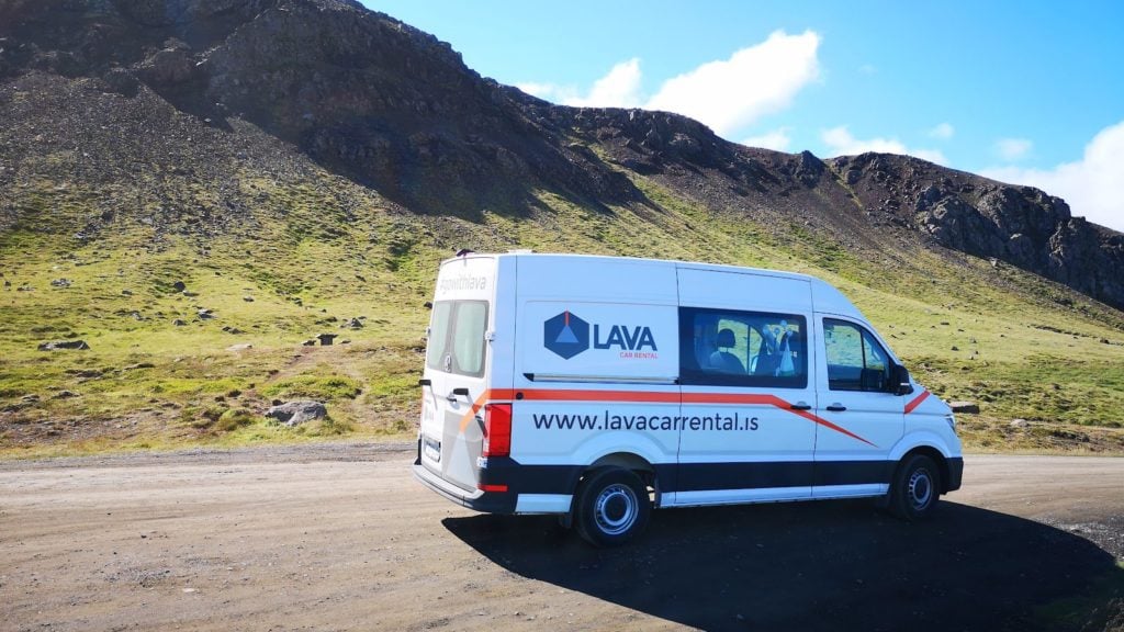 Lava rental van a mountain road in Iceland (Photo: Kerry Sainato)