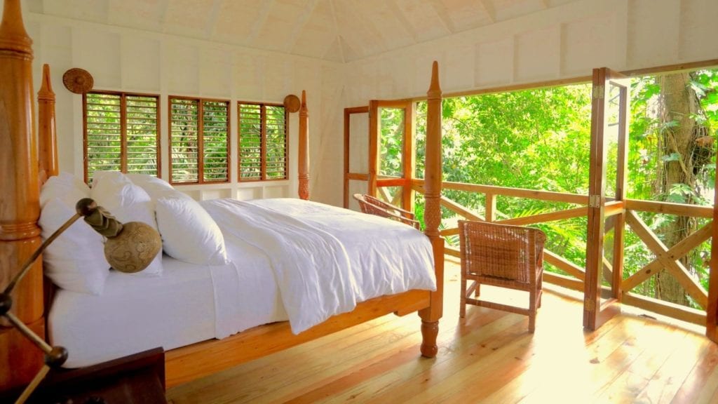 Treetop bungalow at Kanopi House, Jamaica couples resort