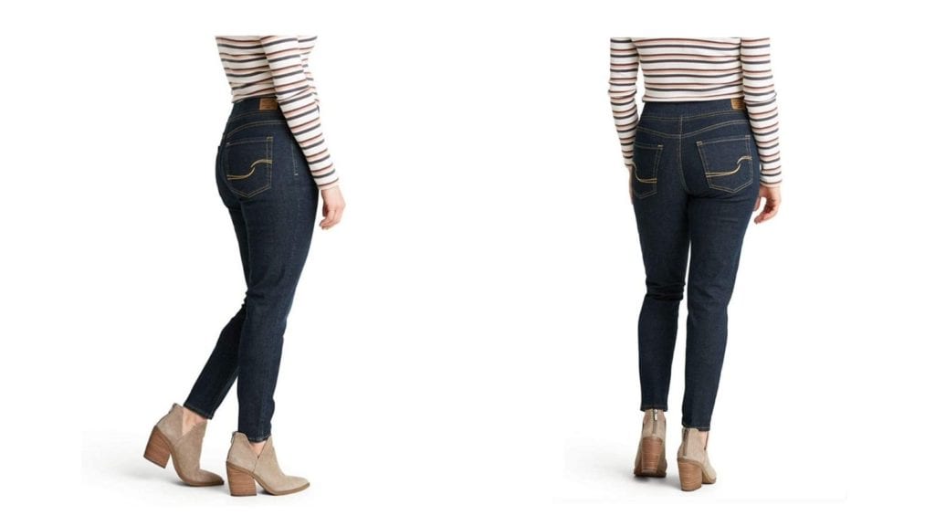 Signature by Levi Strauss & Co. Gold Label Women’s Totally Shaping Pull-on Skinny Jeans 