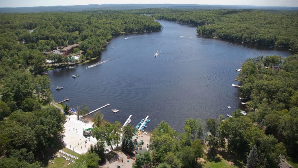 Aerial view of Woodloch Pines All Inclusive Family Resort (Photo: Woodloch Pines)