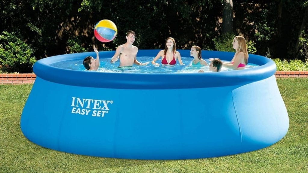 Garden Adult Childrens Paddling Pool Color : Blue, Size : 6ft Large Capacity 1-9 People Automatically Float Up Round Outdoor Pool JOYGOOD Inflatable Pools Thick Outdoor Inflatable Swimming Pool