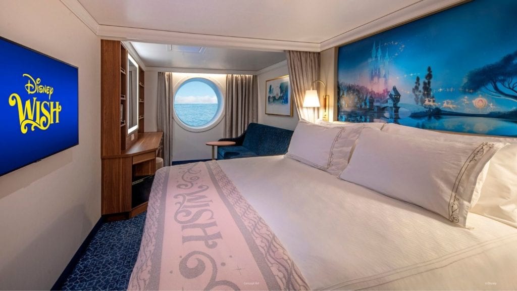 Disney Wish staterooms (Photo: Disney Cruise Line)