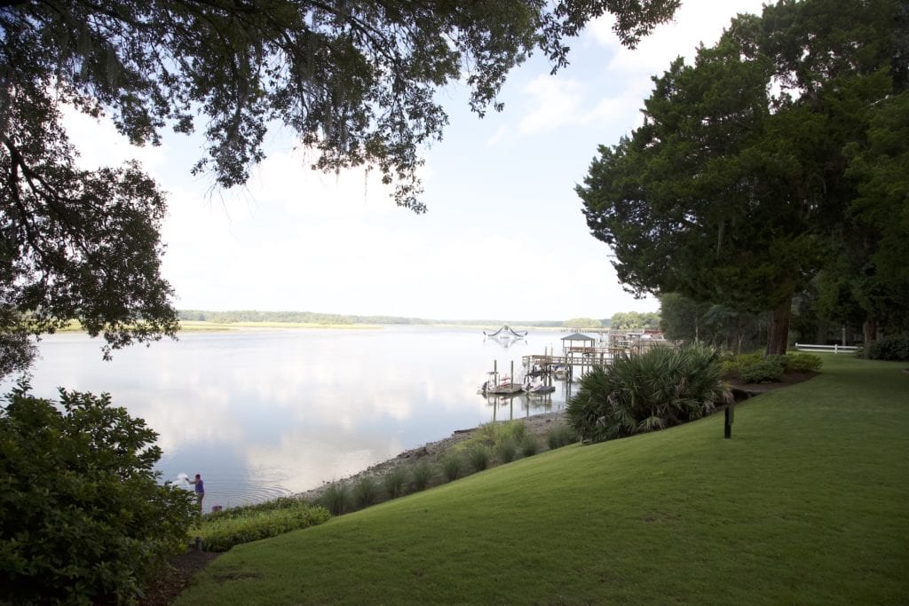 View of water in Bluffton in South Carolina's Lowcountry