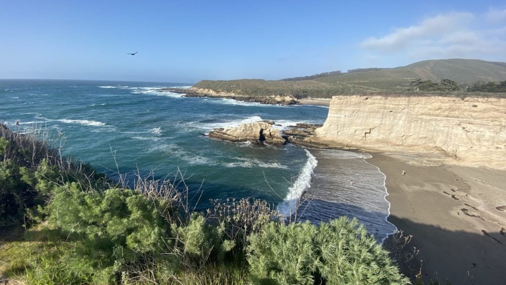 Waves and cliffs at Montana de Oro State Park