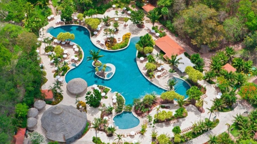Aerial view of the pools at the Westin Reserva Conchal (Photo: Westin Reserva Conchal)