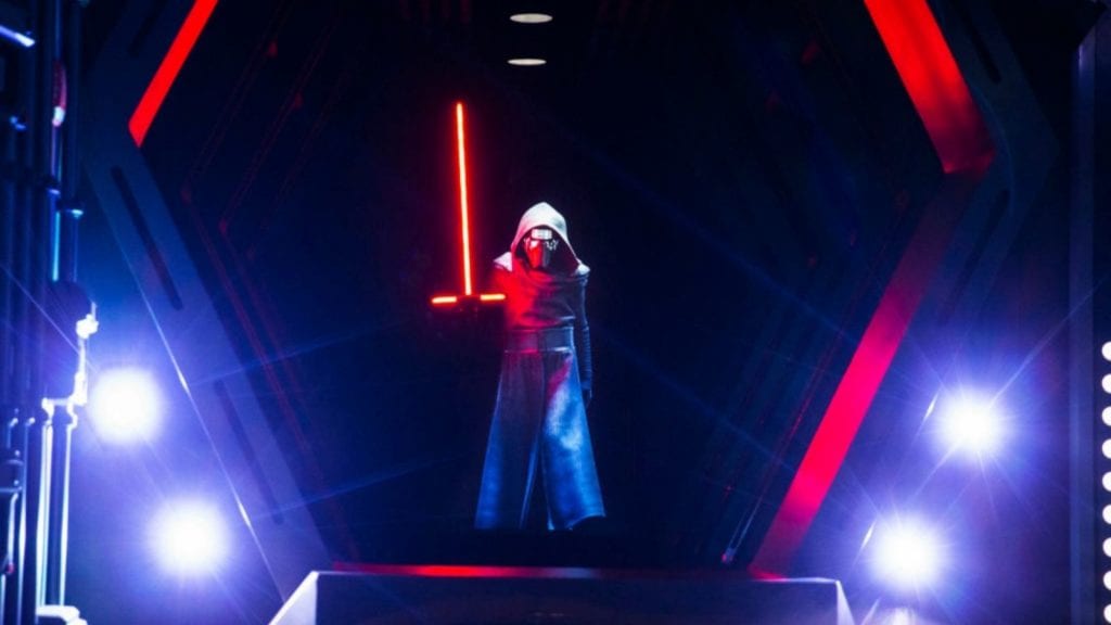 Kylo Ren makes an appearance in Star Wars: Rise of the Resistance (Photo: Walt Disney World)