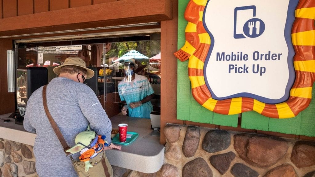 Mobile ordering is everywhere at the Disney water parks (Photo: Kent Phillips)