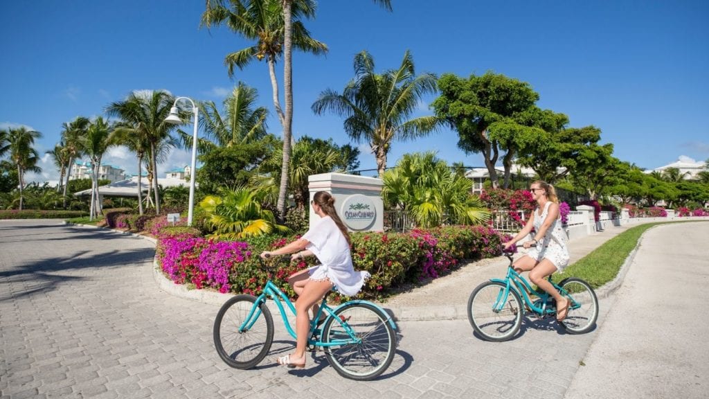 Riding Bikes at Ocean Club Resorts (Photo: Ocean Club Resorts)