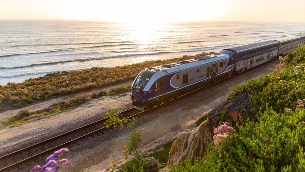 The Pacific Surfliner is one of the best Amtrak vacations (Photo: Amtrak)