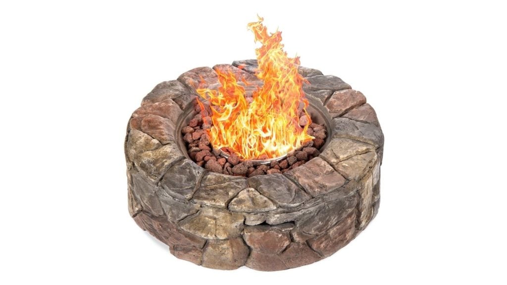 Best Choice Products Gas Fire Pit (Photo: Amazon)
