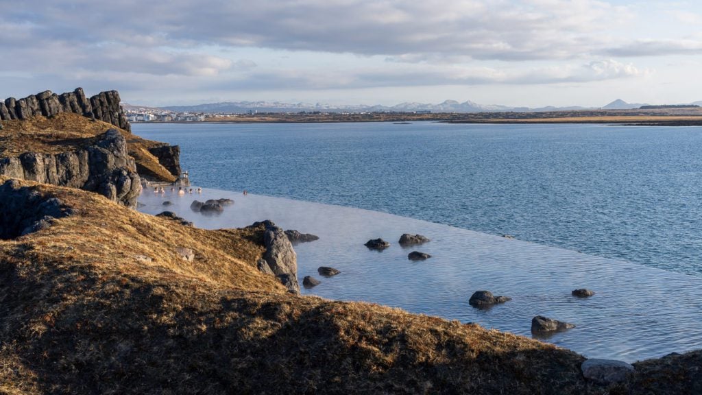 The geothermal waters of Sky Lagoon in Iceland (Photo: Elva Erlingsdottir)