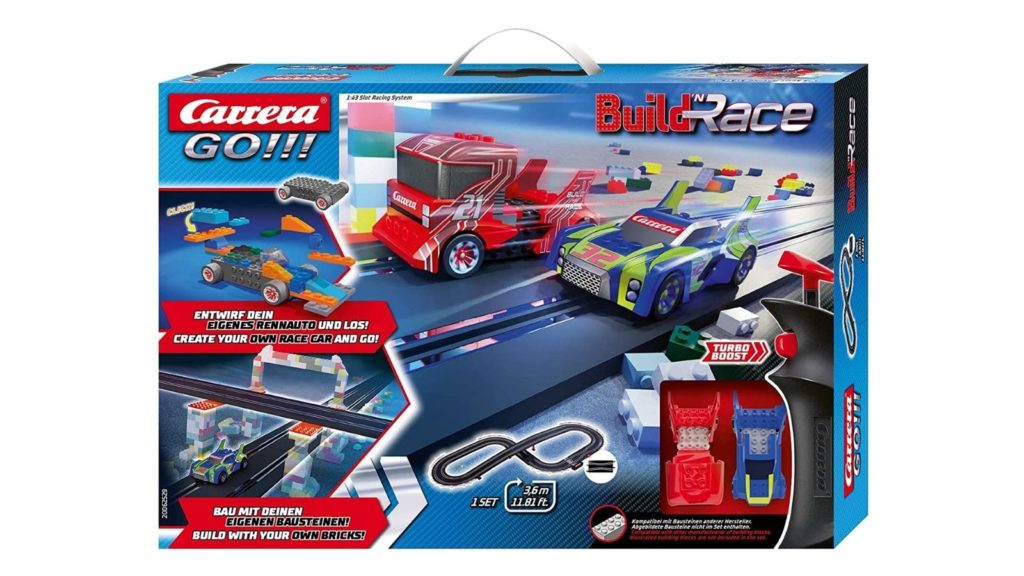 Carrera GO!!! Build ’N Race 11.81-ft Slot Car Race Track Set (Photo: Amazon)