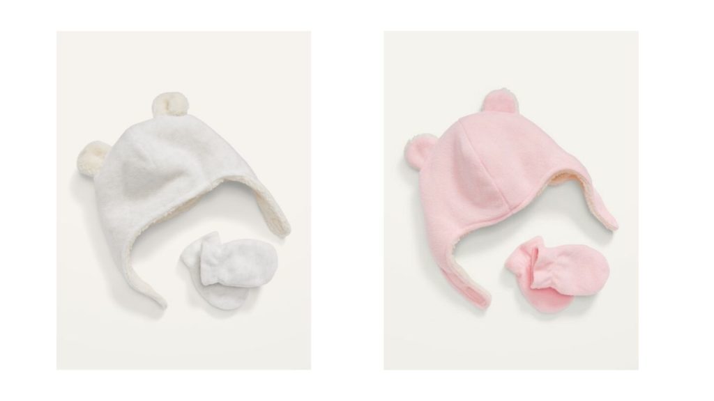 Unisex Microfleece Critter Hat & Mittens Set for Baby (Photo: Old Navy)