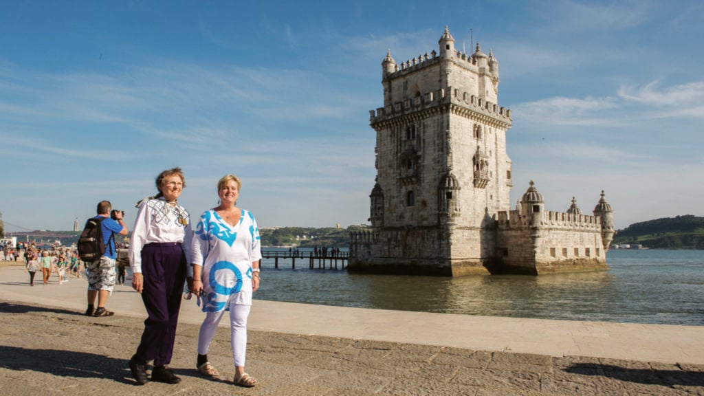 Senior travelers on the Iberian Voyage tour with with Overseas Adventure Travel