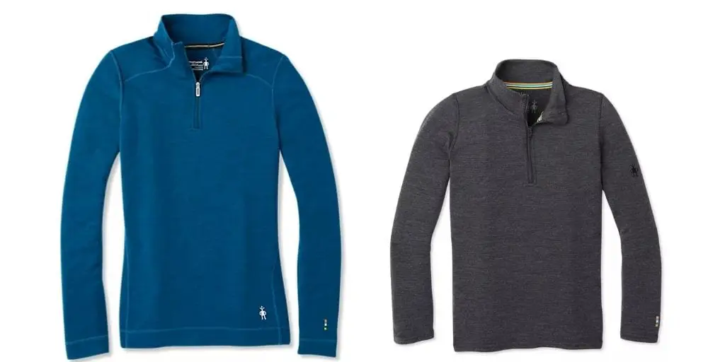 Smartwool base layers for women and children