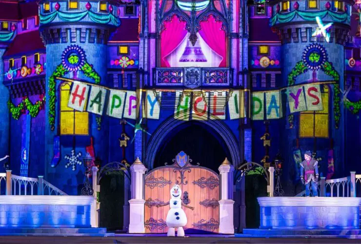 Frozen Holiday Surprise debuts at Magic Kingdom this Christmas season (Photo: Mariah Wild)