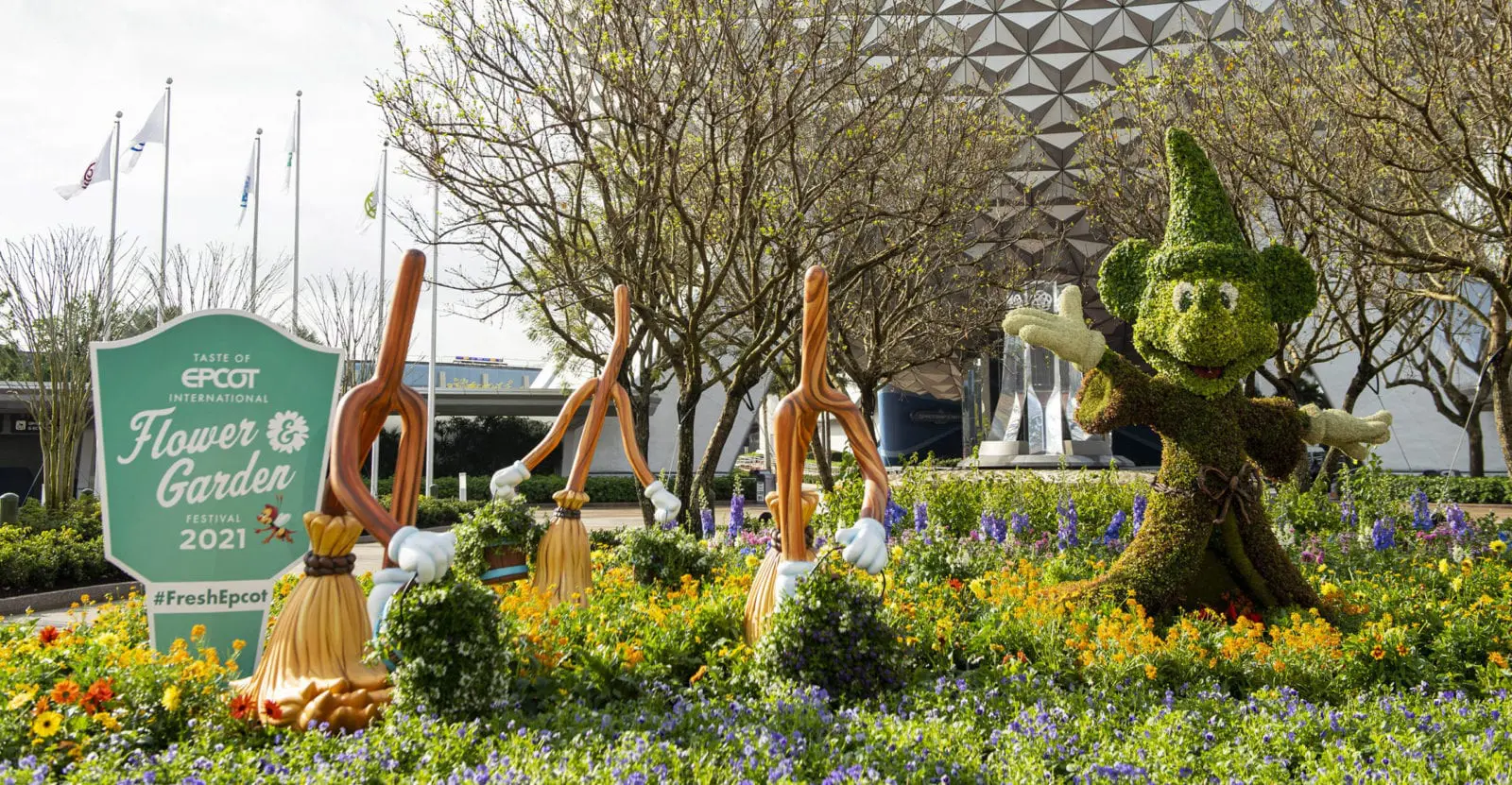 The Taste of EPCOT International Flower and Garden Festival blossoms to life March 3 to July 5, 2021 (Photo: David Roark)