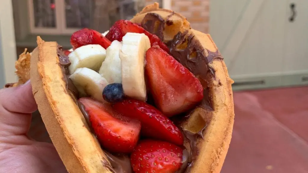 Fresh Fruit Waffle Sandwich at Magic Kingdom (Photo: Tarah Chieffi)