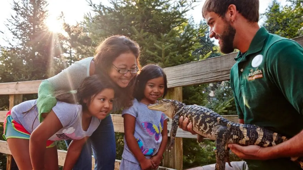 Animal encounter at ZooAmerica (Photo: Hershey, PA)