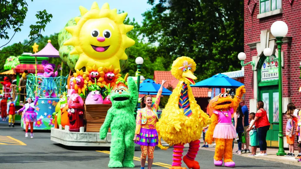 Sesame Place Parade featuring Big Bird
