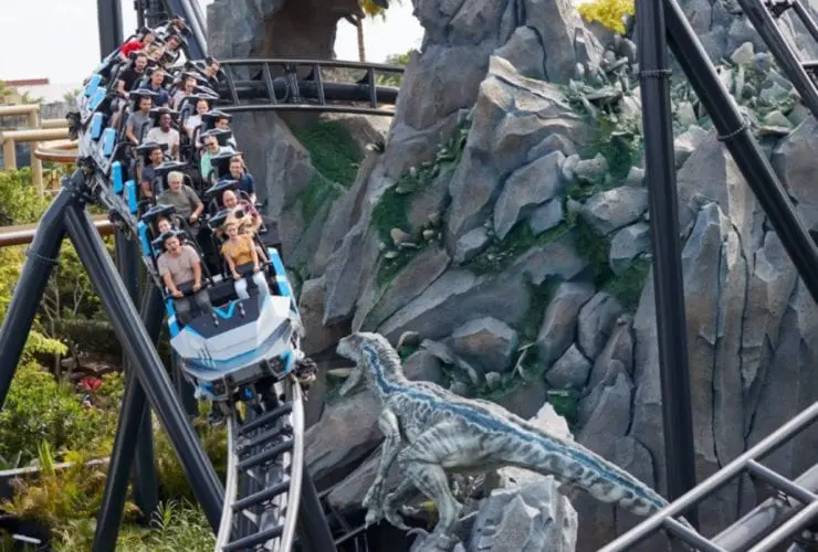 Jurassic World VelociCoaster at Universal Orlando (Photo: Universal Orlando Resort)