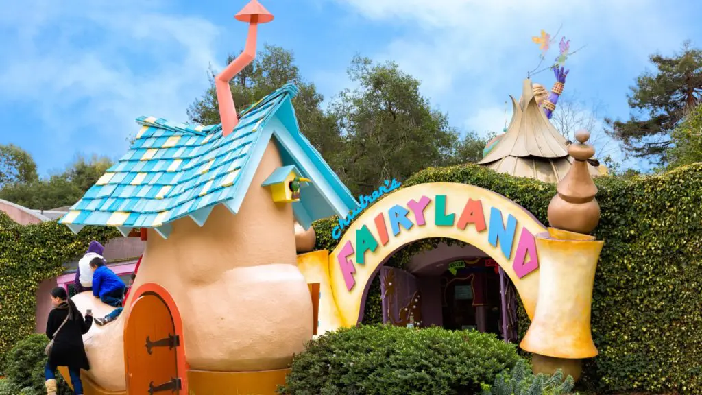 Boot and sign at Children's Fairyland in Oakland