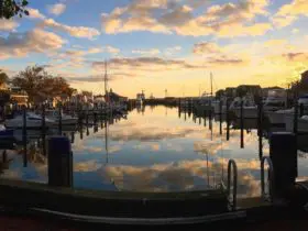 Boats in Nantucket Harbor off the coast of Cape Cod (Photo: @wsamnipat via Twenty20)