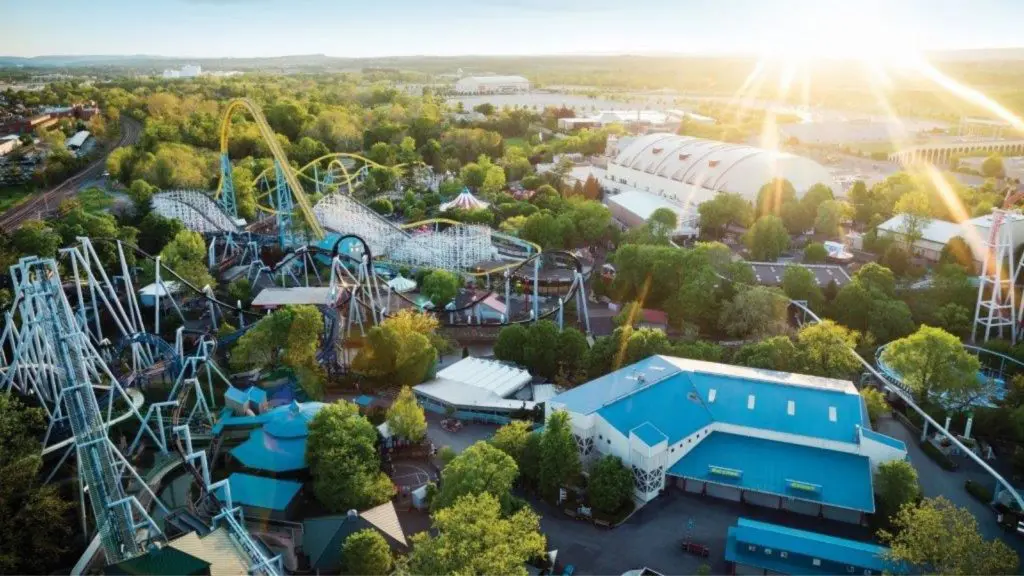 Aerial view of Hersheypark (Photo: Hershey, PA)