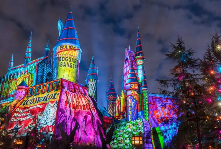The Magic of Christmas at Hogwarts Castle