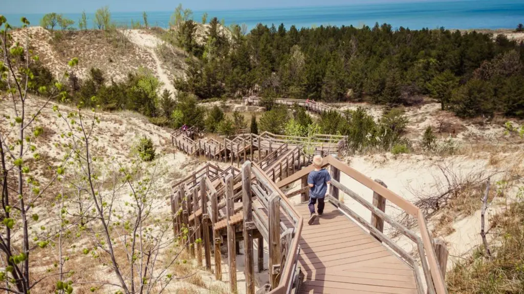 Boardwalk among the dunes at Indiana Dunes National Park (Photo: Shutterstock)