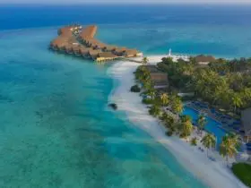 Aerial view of Emerald Faarufushi Resort and Spa (Photo: Emerald Faarufushi Resort and Spa)