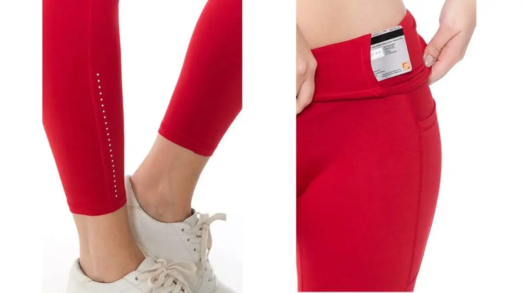 The Leggings Depot Women’s High Waisted Reflective Yoga Pants with Pockets (Photo: Amazon)