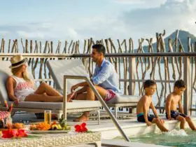Family at InterContinental Bora Bora Resort and Thalasso Spa (Photo: IHG)