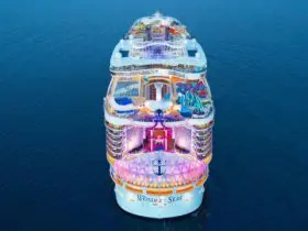 Aerial view of Royal Caribbean's Wonder of the Seas (Photo: RCCL)