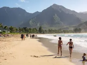 Family on a beach in Kauai, Hawaii (Photo: Shutterstock)