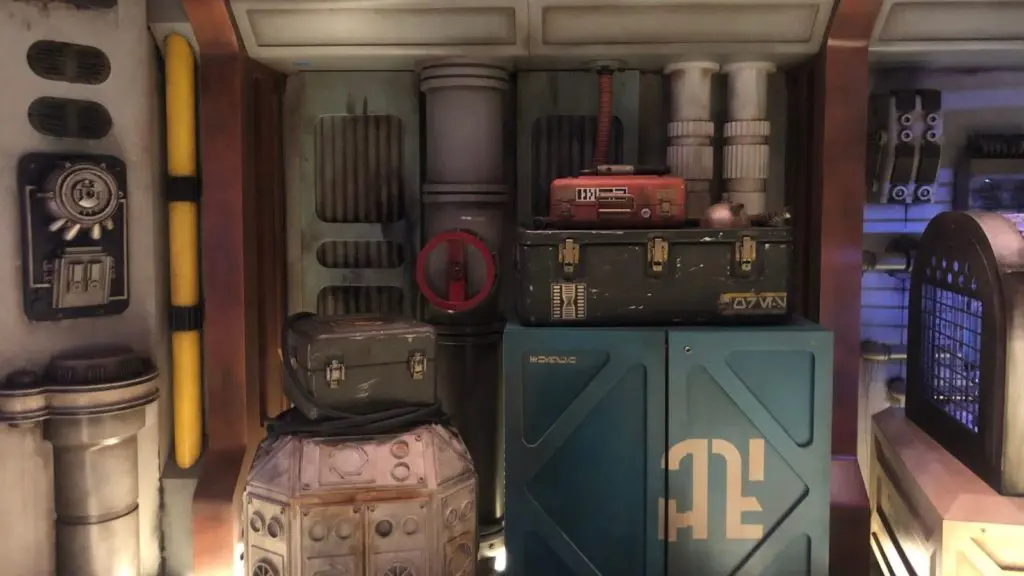 Grungy interior of Star Wars Cargo Bay on the Disney Wish (Photo: Josh Roberts).jpg