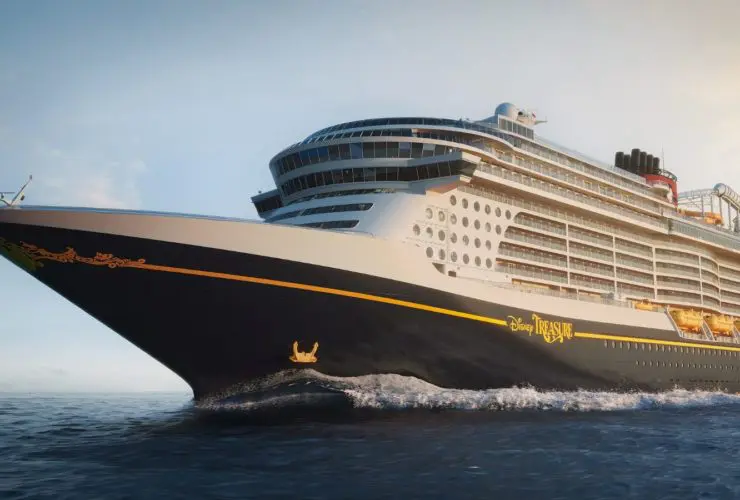 Artist's rendering of Disney Treasure at Sea (Photo: Disney Cruise Line)