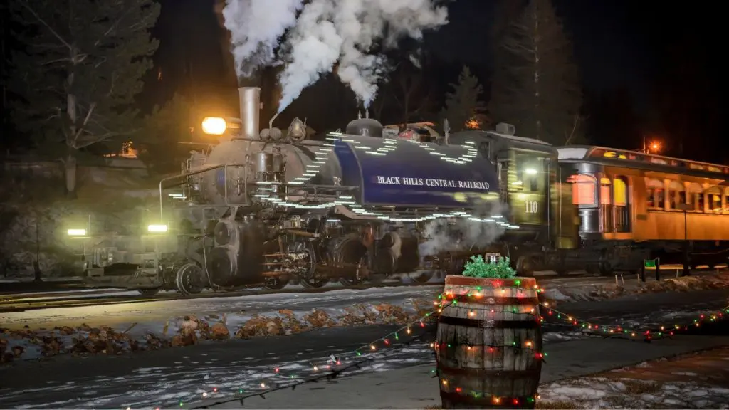 1880 Train at Christmastime (Photo: Travel South Dakota)