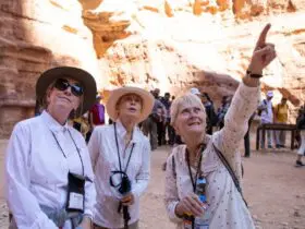 Seniors on active tour