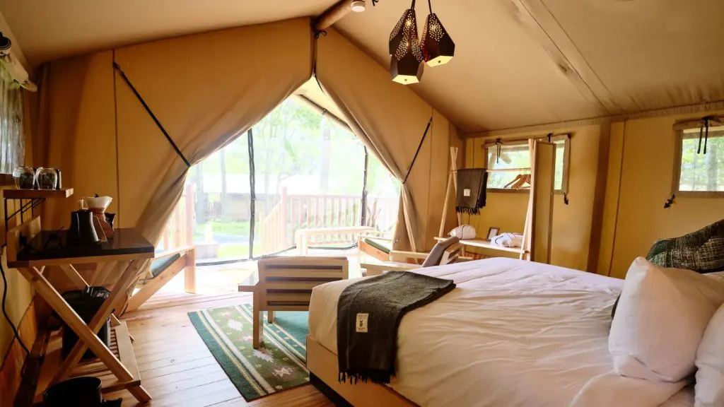 Luxury glamping at Terramor Outdoor Resort in Bar Harbor, Maine (Photo: Terramoor Outdoor Resort)