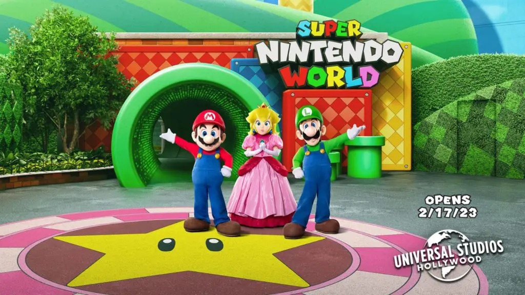 Super Mario World opens at Universal Studios Hollywood in Feburary 2023 (Image: Universal)