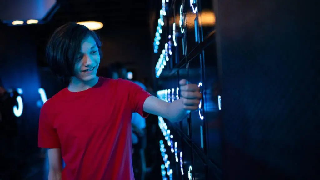 Lockers at TRON Lightcycle/Run at Walt Disney World (Photo: Disney)