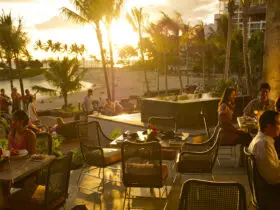 lanai at Aulani fine-dining restaurant 'AMA'AMA