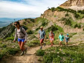Family hiking in Jackson Hole, Wyoming (Photo: Jackson Hole)