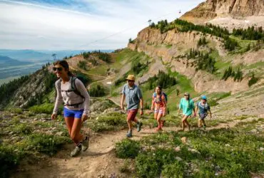 Family hiking in Jackson Hole, Wyoming (Photo: Jackson Hole)