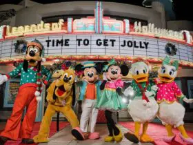Mickey Mouse, Minnie Mouse and friends are donning new outfits exclusively for Disney Jollywood Nights, a new separately ticketed event at Disney’s Hollywood Studios (Photo: Steven Diaz)