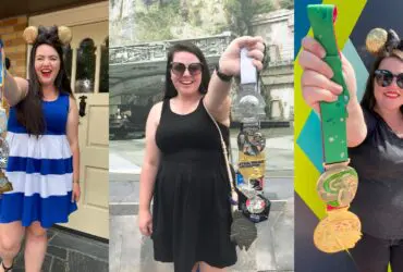 The author holding some of her runDisney medals (Photo: Megan duBois)
